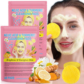 Tampon nettoyant au curcuma A r b c r n pour visage, purification en douceur