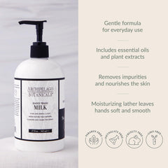 Archipelago Botanicals Savon pour les mains – mousse légère pour un nettoyage en douceur.
