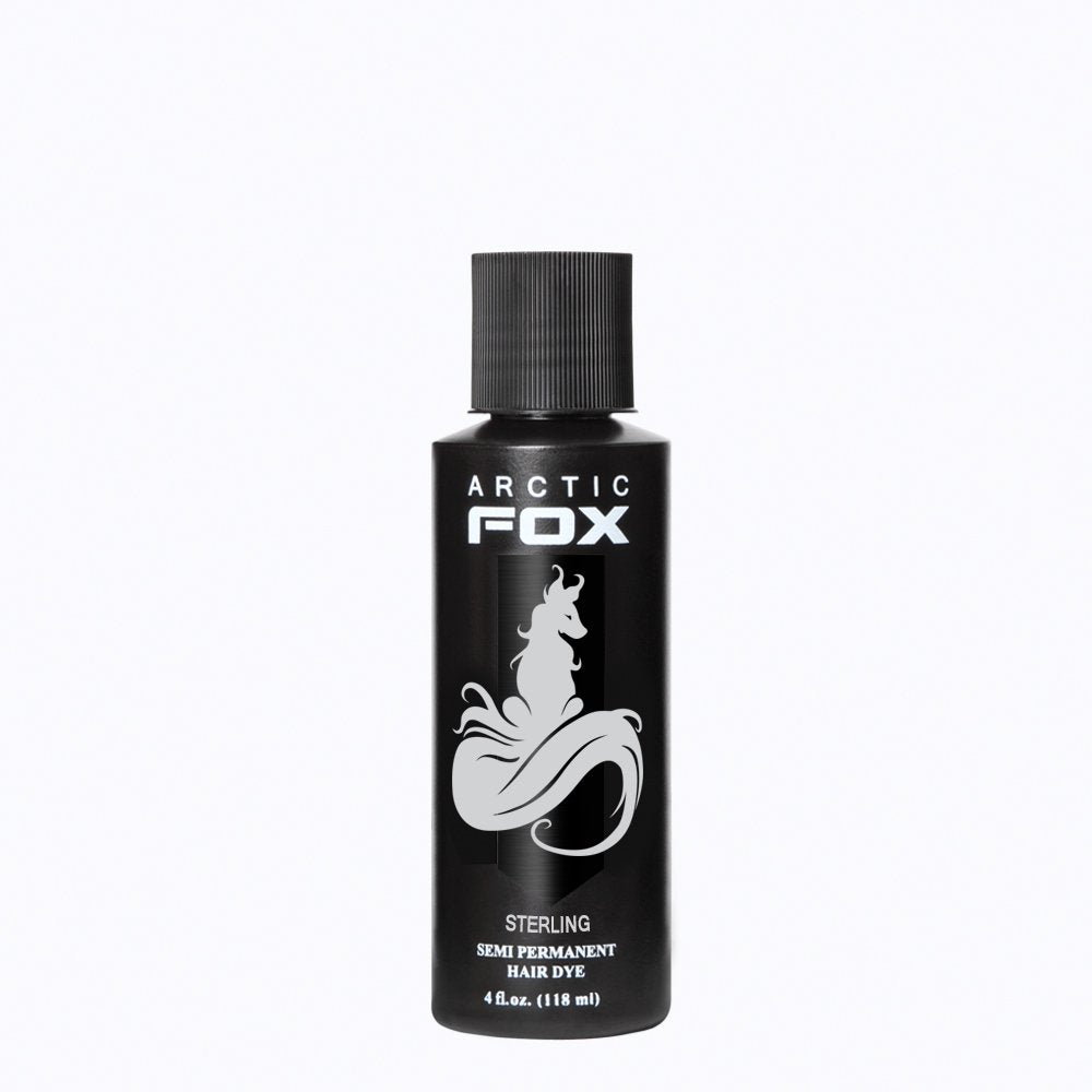 ARCTIC FOX Sterling : teinture vegan en flacon, couleur durable et sans cruauté.