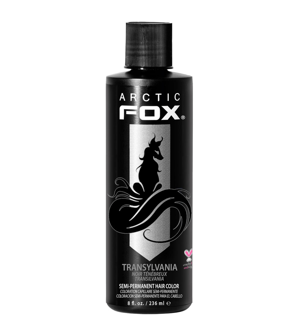 ARCTIC FOX Transylvania, bouteille noire intense prête à colorer durablement