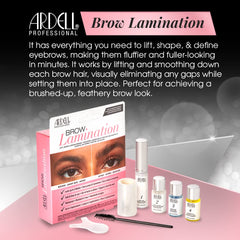 Ardell Brow Lamination Kit setting solution bottle for lasting brow hold