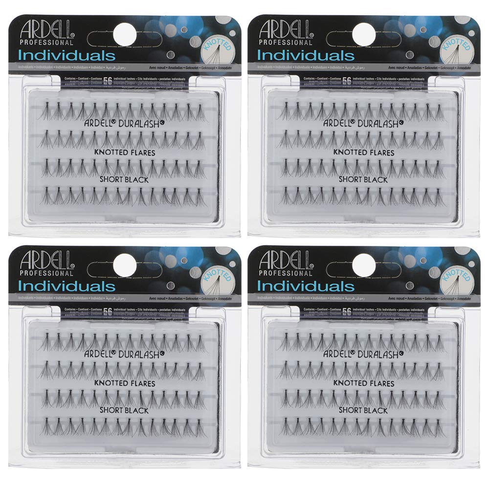 Cils Ardell faux individuels court noir, regard discret et élégant.