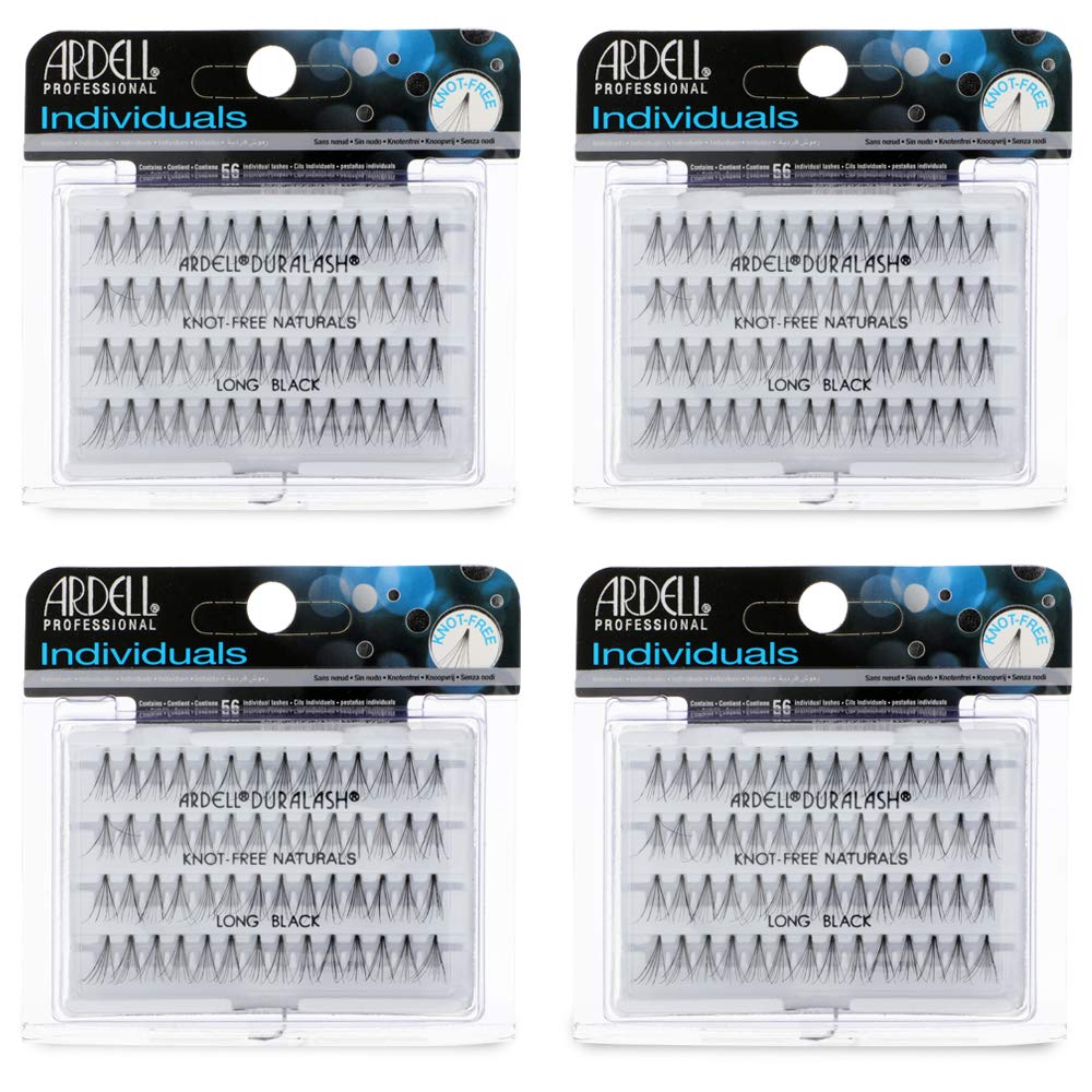 Ardell cils individuels longs noirs pour un regard naturel et amplifié.