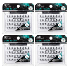 Cils Ardell Soft Touch, grappes sans noeud, longueur moyenne pour un regard naturel et modulable.