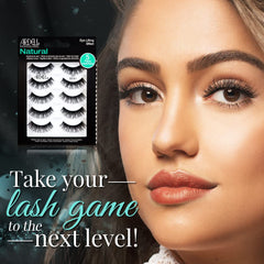Ardell Cils Naturels 101 Demi Noir – forme arrondie encadrant l’œil avec subtilité.