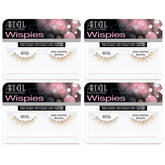 Ardell Demi Wispies brun, paquet quatre cils pour un regard naturel et durable.