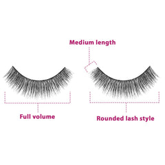 Ardell Double Up 208 lashes soft-band for comfortable all-day wear