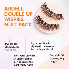 Ardell Double Up Wispies – réutilisables plusieurs fois pour un usage économique et durable.