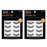 Ardell Double Up Wispies two-pack lashes for dramatic volume and defined eyes.