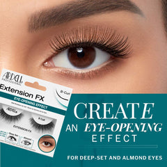 Ardell extensions de cils FX B-Curl pour regard volumisé et léger