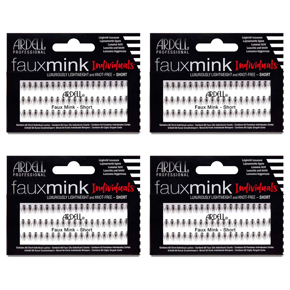 Ardell Faux Mink Short Black lash clusters for a natural, fuller look
