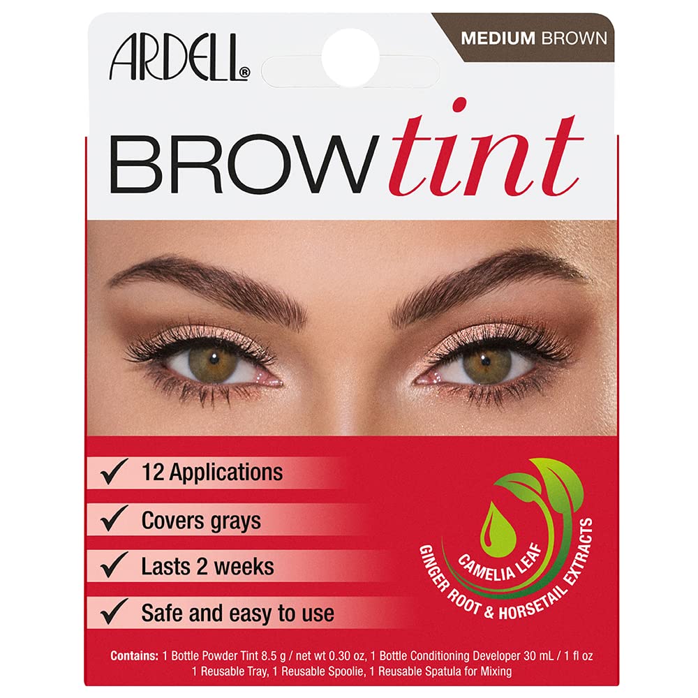 Ardell Kit teinture sourcils emballage – coffret tout-en-un pour sourcils définis