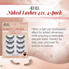 Ardell Naked 421 – longueur subtile pour un regard naturel et délicat.