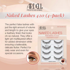 Ardent Naked Lashes 420, bande Invisiband, confort invisible pour toute la journée.