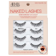 Ardell Naked Lashes 424 – cils naturels, bande invisible pour un look discret et confortable.
