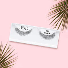Ardell Natural Lashes 109 Black lightweight lashes blend naturally for subtle day to night looks.