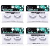 Ardell Natural Lashes 109 Black strip lashes for everyday wear with natural fullness.