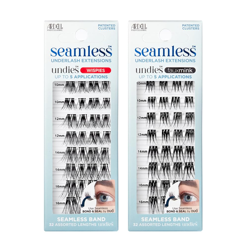 Ardell Seamless Underlash Clusters: groupes DIY pour un regard naturel et tenue durable.