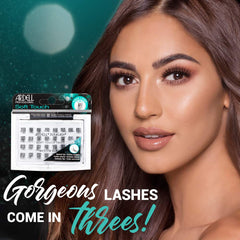 Ardell Soft Touch Trios Black lashes with feathered tips for lightweight daily glamour
