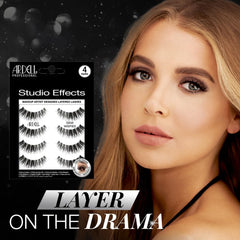 Ardell Studio Effects Demi Wispies application coin extérieur, accord parfait pour un effet dramatique