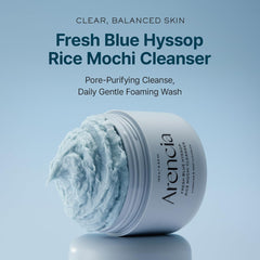 ARENCIA Hysope exfoliant visage texture légère pour peau nette.