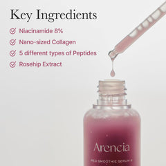 Sérum Arencia Peptides-Lift-Visage: soutien du contour et fermeté légère.