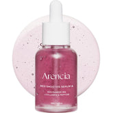 Sérum Arencia Rouge-Collagen Bouteille-Pompe: lift léger et peau plus ferme.