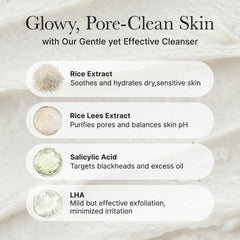 Arenicia exfoliation douce: LHA et acide salicylique pour pores moins apparents.