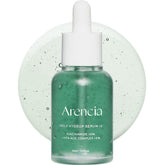 ARENCIA Hyssop Glow Serum, bouteille lumineuse évoque l'éclat durable de la peau.