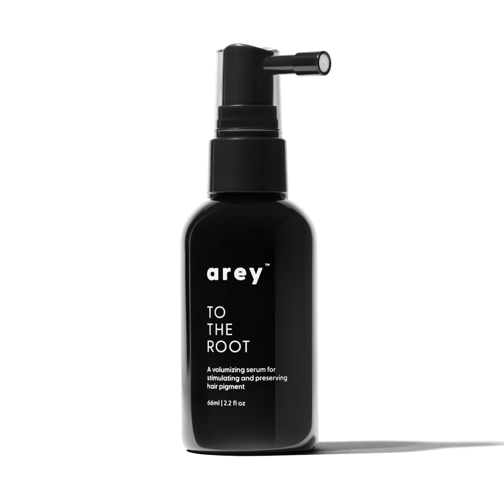 Arey To The Root Sérum, bouteille prête à l’emploi pour une application ciblée sur le cuir chevelu.