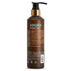 Argan Magic Crème Cheveux Nourrissante – application sur cheveux humides pour une répartition uniforme.