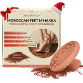 Argaviva pierre ponce naturelle en main, exfoliation douce des pieds