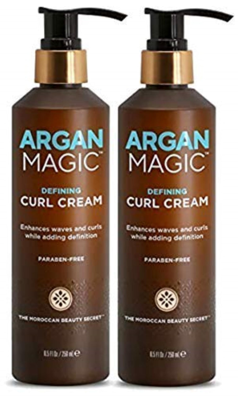 Argan Magic crème définissante pour boucles sur flacon, hydratation légère et définition.