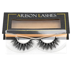 ARISON LASHES cils 3D en vison, effet plume pour un regard naturel