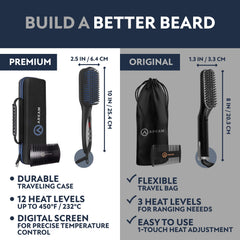 Arkam, brosse barbe avec fonction anti-brûlure.