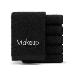Arkwright draps-maquillage noirs, nettoyage doux et rapide du visage.