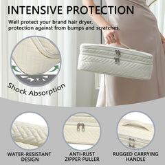 ARLMEGOR étui imperméable — protège votre sèche-cheveux de l’humidité.