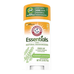 Arm et Hammer Essentiels Déodorant Frais Bouteille offre une fraîcheur quotidienne.