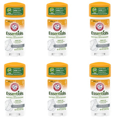 Arm & Hammer Essentials déodorant solide sans parfum, lot de 6, pratique au quotidien.