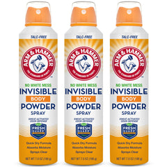 Arm & Hammer poudre en spray invisible pour le corps, contrôle la sueur.