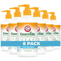 Arm & Hammer savon mains, bouteille visible, senteur fraîche revitalisante