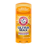 Arm & Hammer Ultra Max déodorant en bâton, poudre fraîche pour une fraîcheur durable.