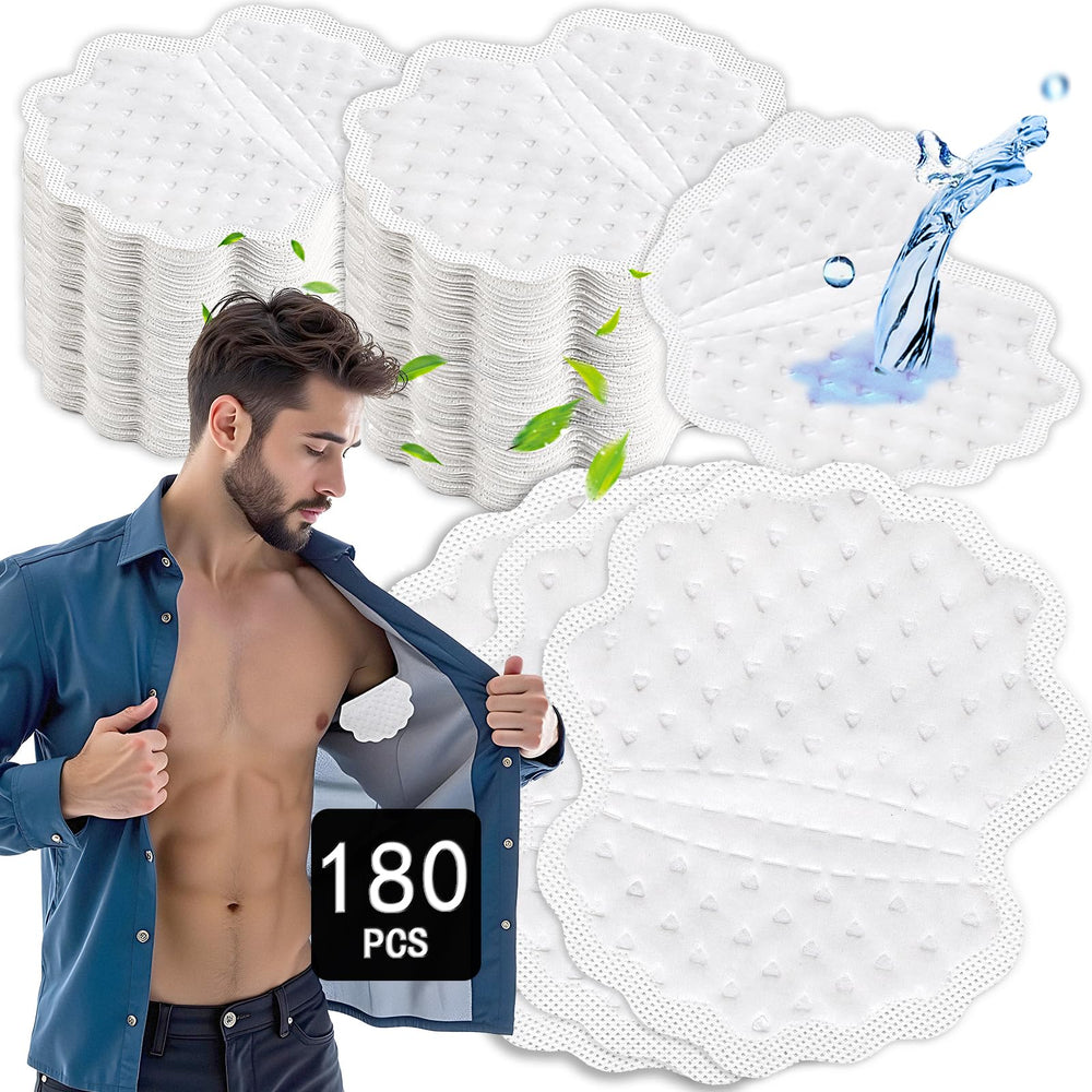 Tampons Arme sous-bras, emballage sous vide pour une conservation pratique.