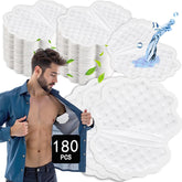 Tampons Arme sous-bras, emballage sous vide pour une conservation pratique.