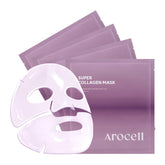 AROCELL OFFICIEL Masque Super Collagen emballage, soin hydratant et revitalisant.