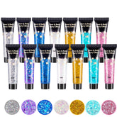 AROIC gel brillant pour corps sirène, éclat irisé pour un look féerique.
