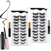 AROIC 20 kinds 3D 5D magnetic eyelash kit with varied styles for daily wear