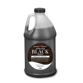 Aroma Depot Raw African Liquid Black Soap bottle pour for daily cleansing and skin care.