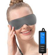 Aroma Season masque-yeux-chauffant en action pour soulager les tensions oculaires.