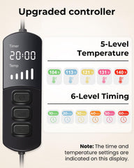 Aroma Season 5 niveaux de chaleur pour adapter le soin
